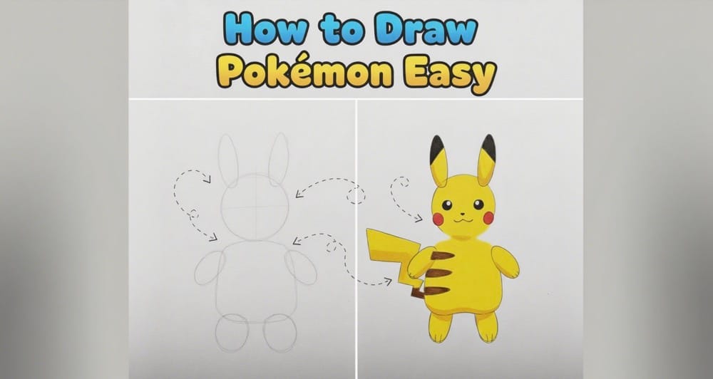 How to Draw Pokémon Easy: Step-by-Step Guide for Beginners