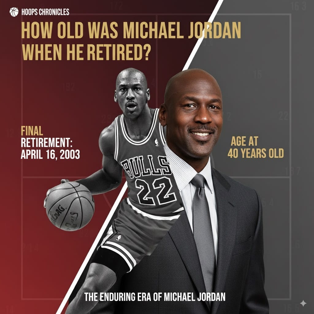 How Old Was Michael Jordan When He Retired