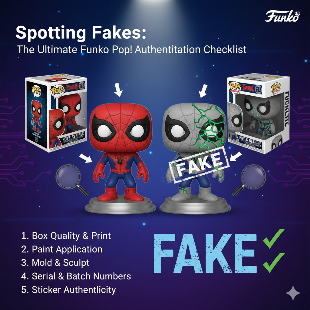 Spotting Fakes: The Ultimate 10-Point Checklist for Funko Pop! Authentication (2025 Edition)