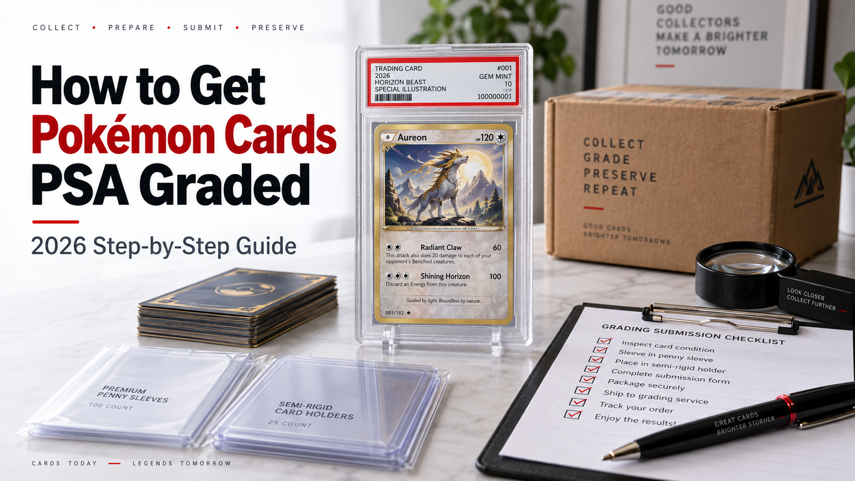 How to Get Pokémon Cards PSA Graded in 2026: Step-by-Step Guide