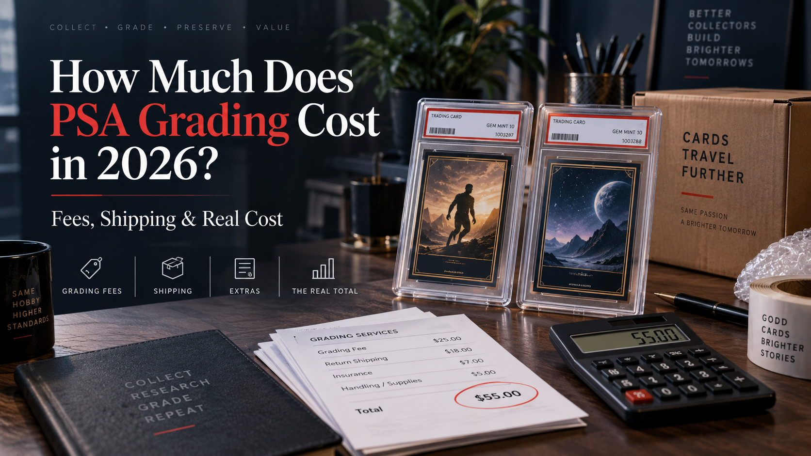 How Much Does PSA Grading Cost in 2026? Fees, Shipping & Real Cost