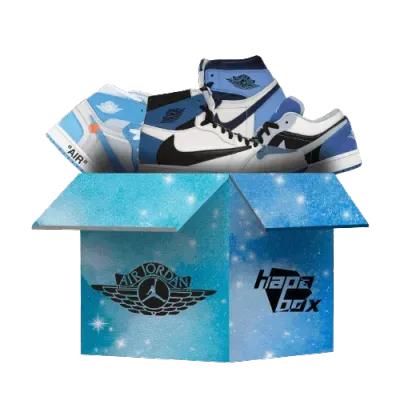 🔵 Blue Jordan 1 Mystery Box: Unbox the Hype, Own the Heat