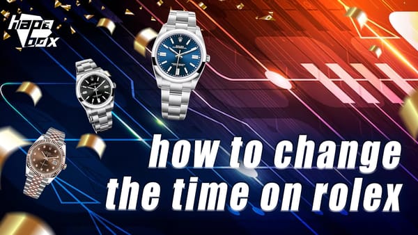 how to change the time on rolex