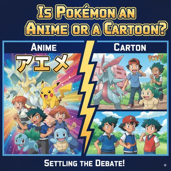Is Pokémon an Anime or a Cartoon