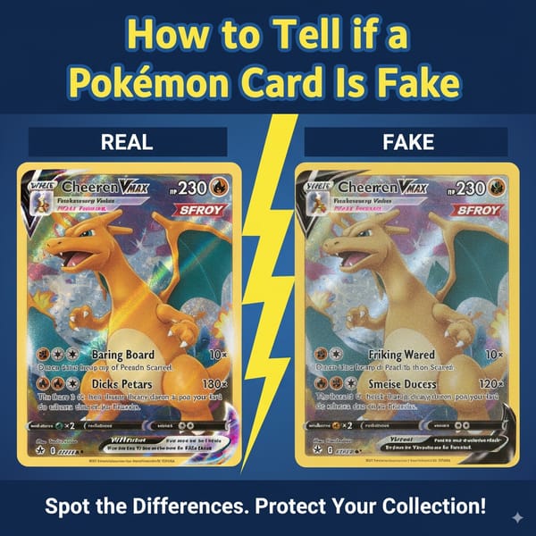 How to Tell if a Pokémon Card Is Fake